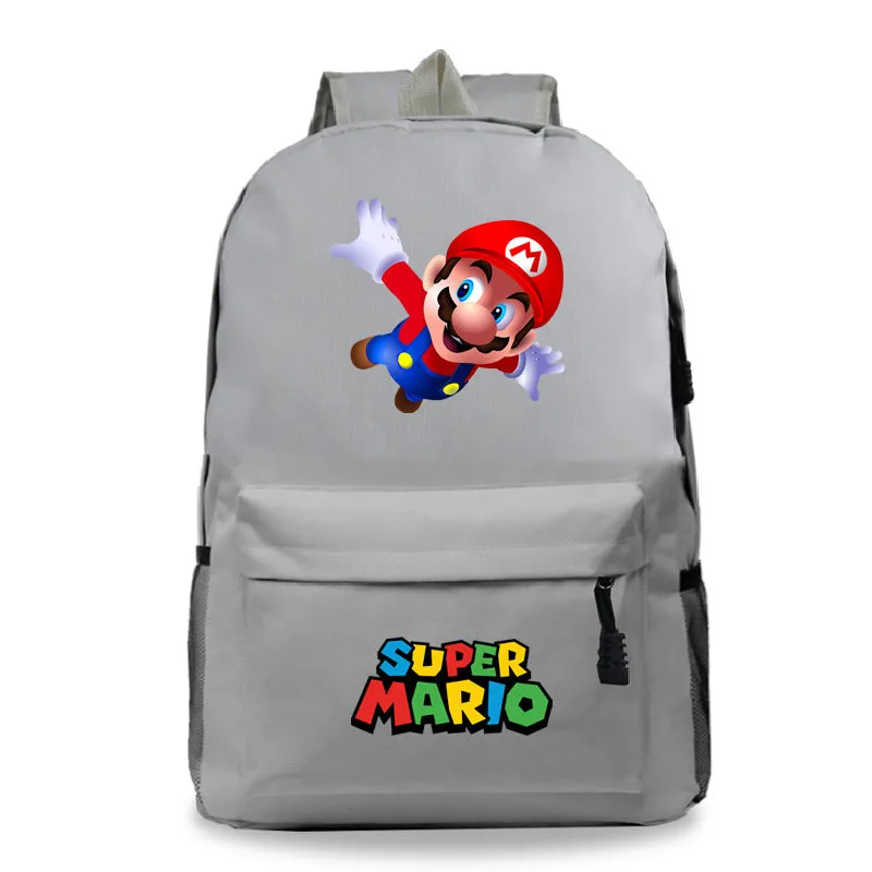 Wholesale cartoon game schoolbag creative pattern heat transfer backpack JDC-BP-Henlie007