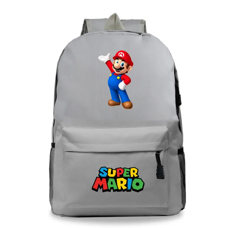Wholesale cartoon game schoolbag creative pattern heat transfer backpack JDC-BP-Henlie007