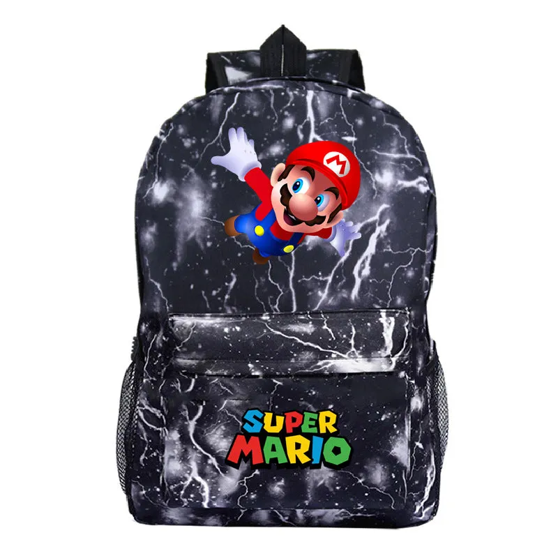 Wholesale cartoon game schoolbag creative pattern heat transfer backpack JDC-BP-Henlie007