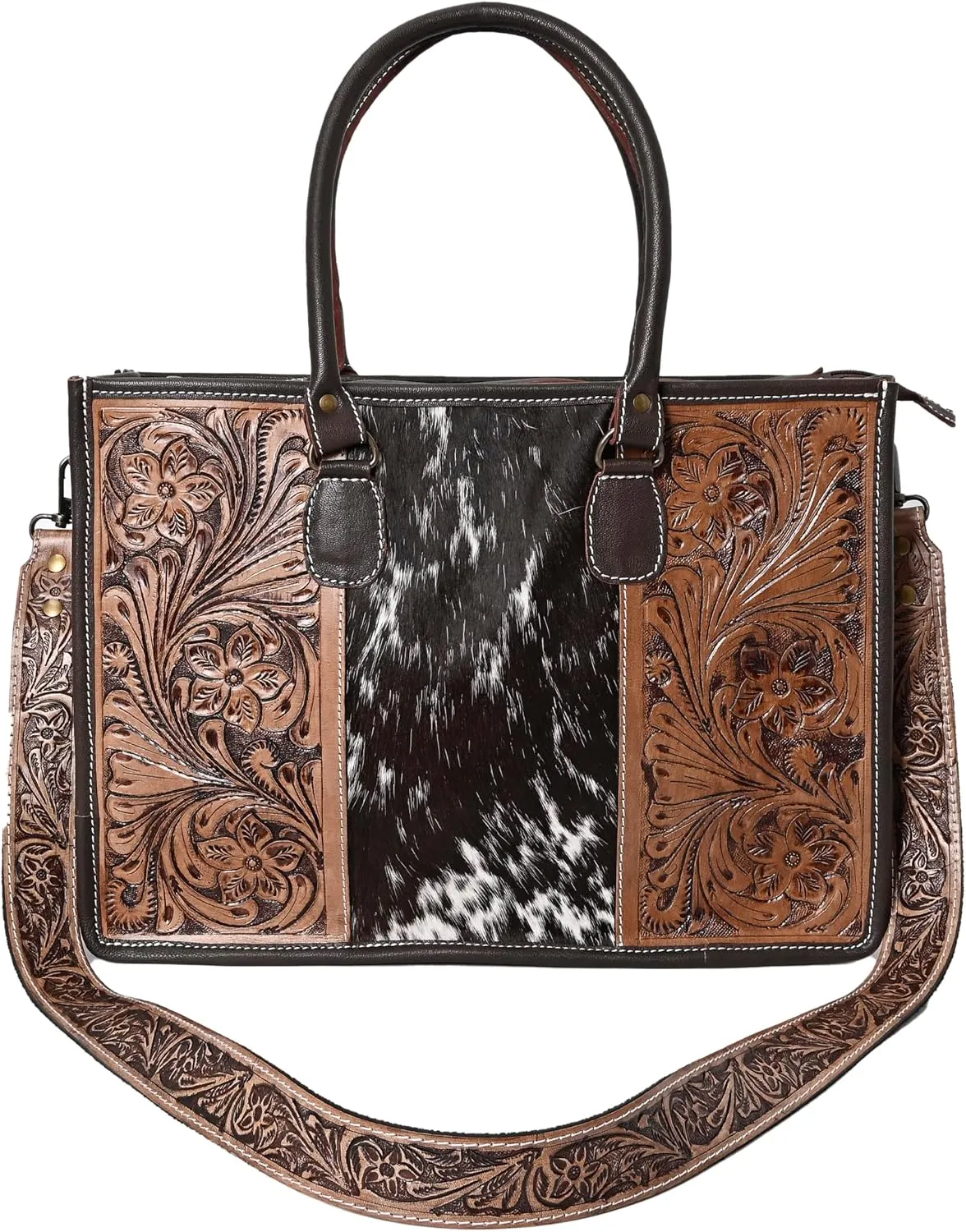 Women Natural Cowhide Leather Hand Bag With Adjustable Detachable Strap Leather Massenger Handbag Purse Sling Bag