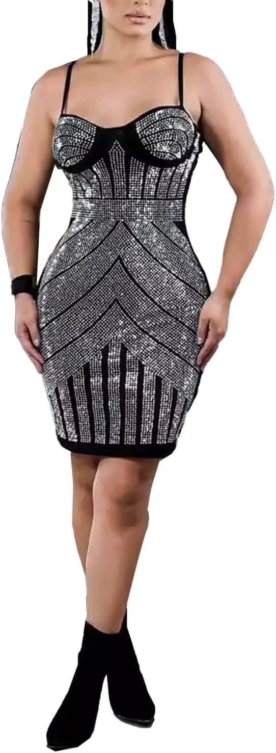 Women Sleeveless Off Shoulder Split Evening Cocktail Long Dress