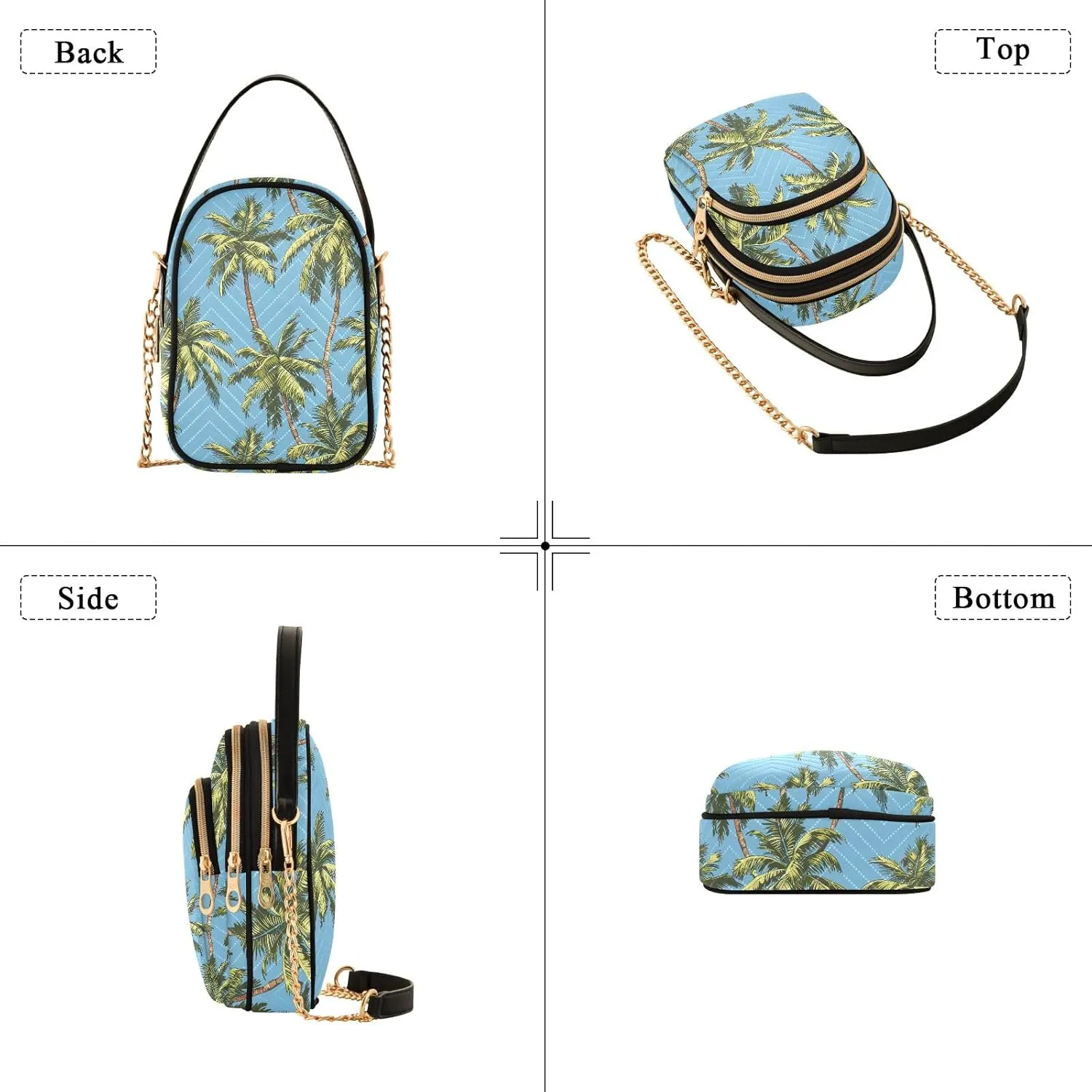 Women's Crossbody Bags Quilted Purse with Chain Phone Purse Handbag