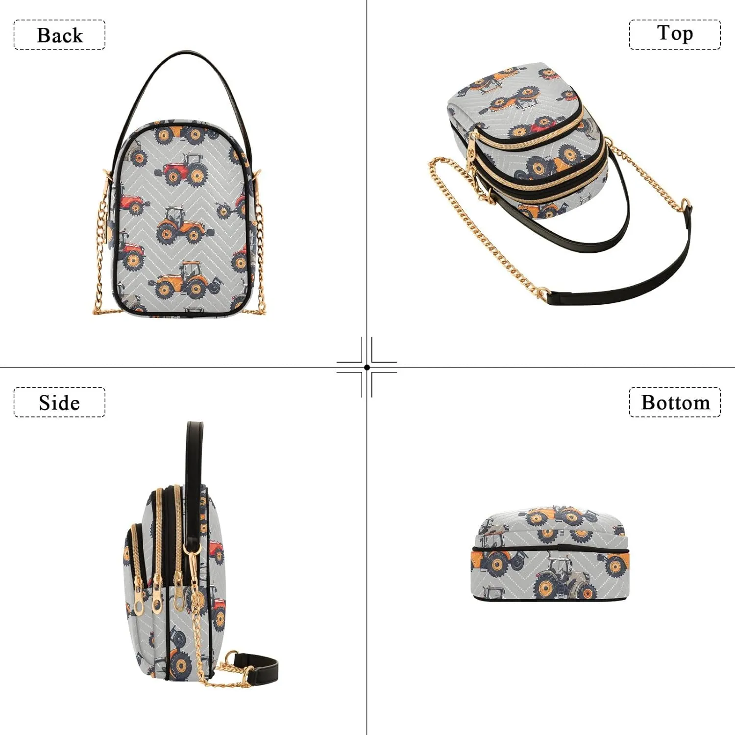Women's Crossbody Bags Quilted Purse with Chain Phone Purse Handbag