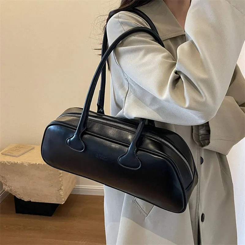 Women's Retro Underarm Shoulder Eco Leather Bag