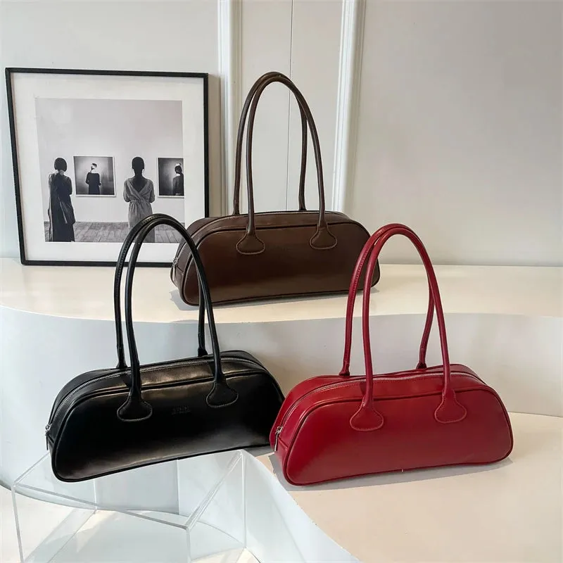 Women's Retro Underarm Shoulder Eco Leather Bag