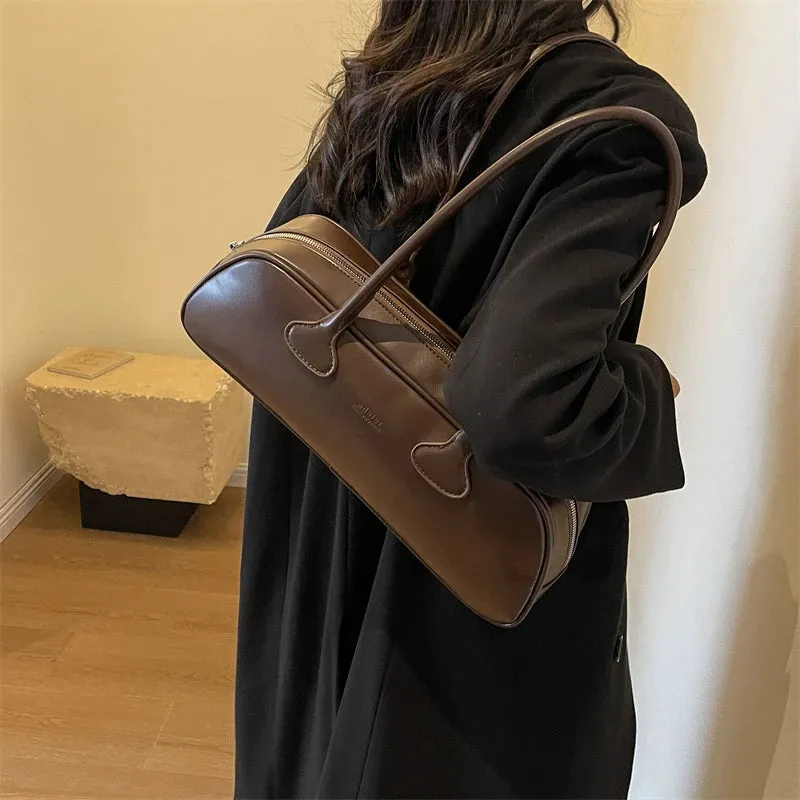 Women's Retro Underarm Shoulder Eco Leather Bag
