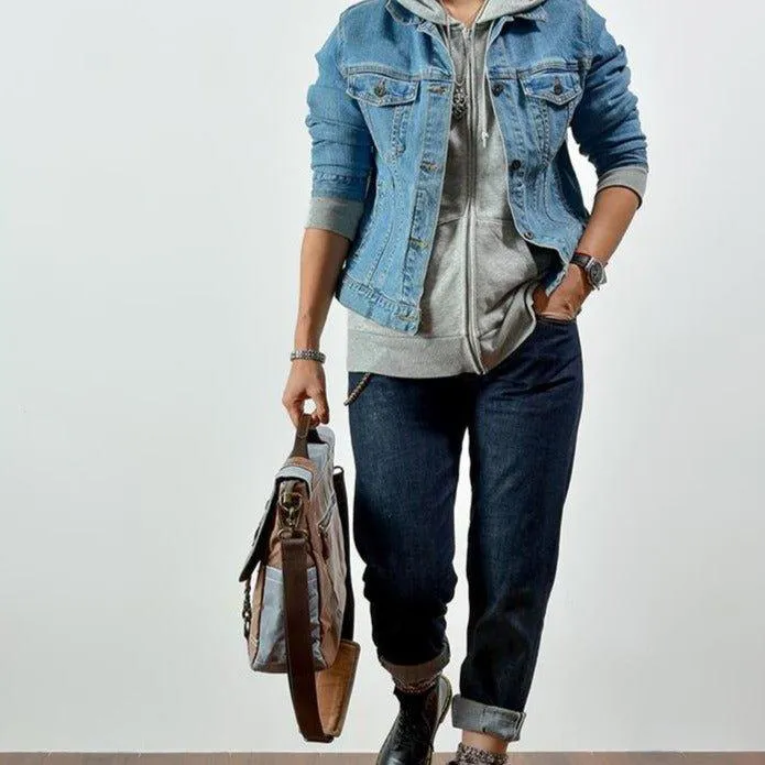 Woosir Waxed Canvas Computer Bags for Men