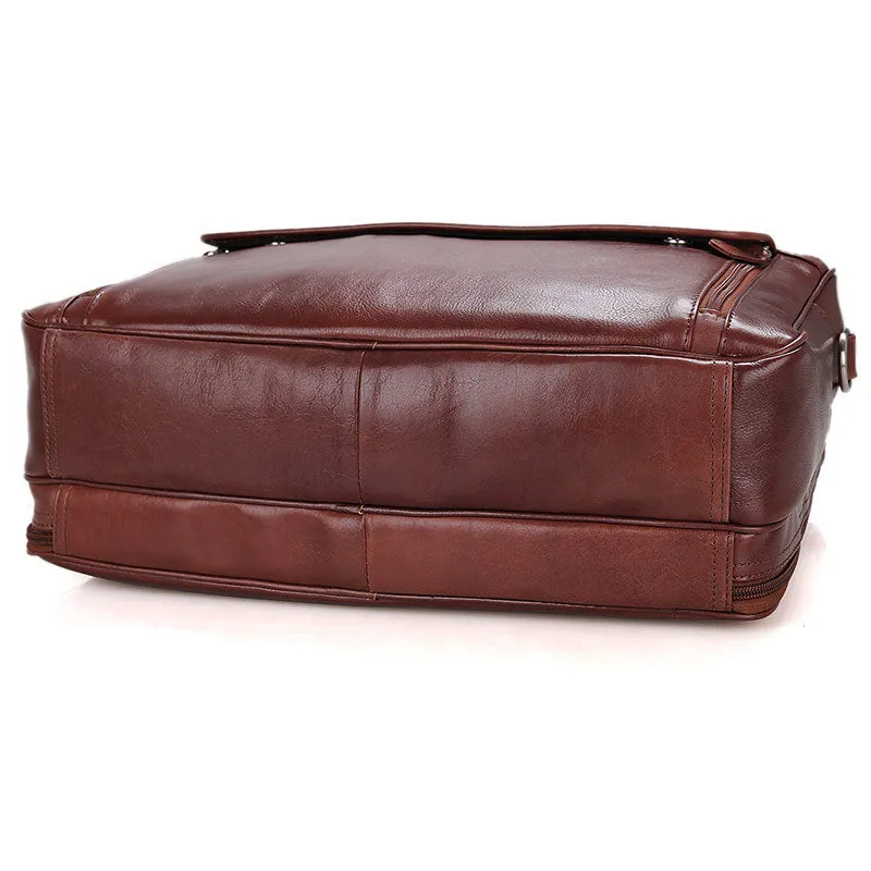YAAGLE Genuine Leather Business Handbag Briefcase for Men YG7333