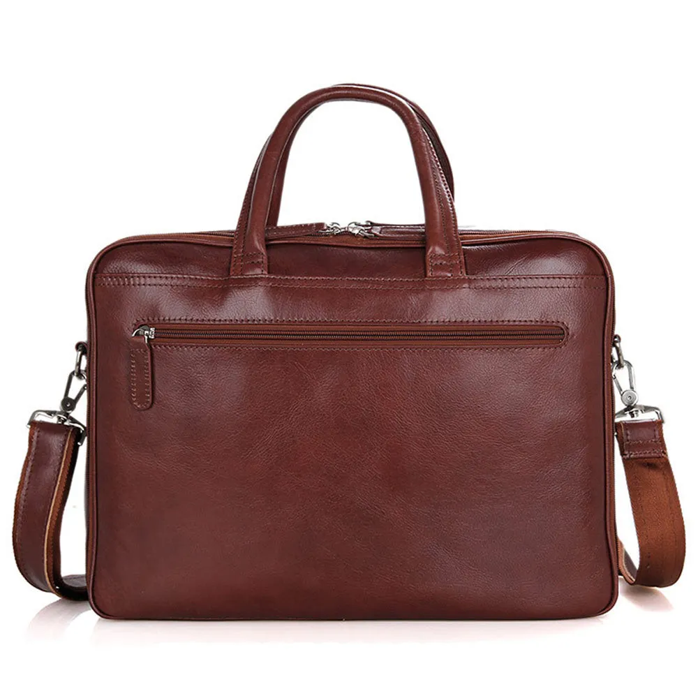 YAAGLE Genuine Leather Business Handbag Briefcase for Men YG7333