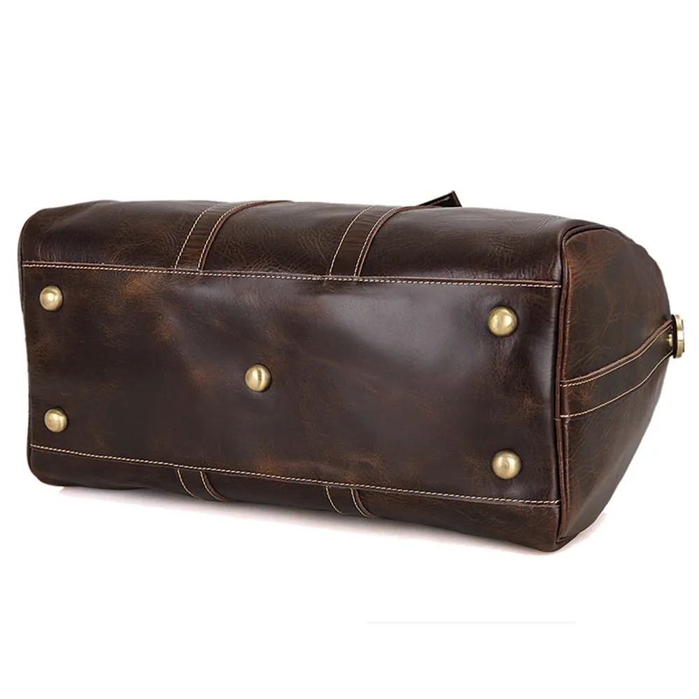 YAAGLE Men's Large Capacity Travel Bucket Handbag Tote YG7077C