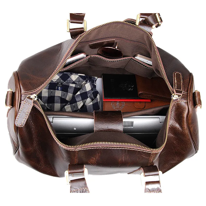 YAAGLE Men's Large Capacity Travel Bucket Handbag Tote YG7077C