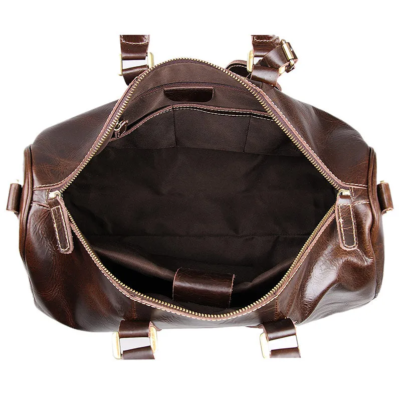 YAAGLE Men's Large Capacity Travel Bucket Handbag Tote YG7077C