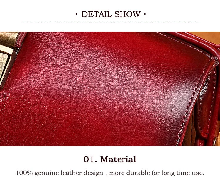YAAGLE Women Retro Cowhide genuine leather bags Doctor bag Handbag YG0186