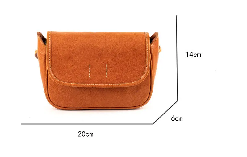 YAAGLE Women Tanned Leather Mini Cross Body Bag YG81680
