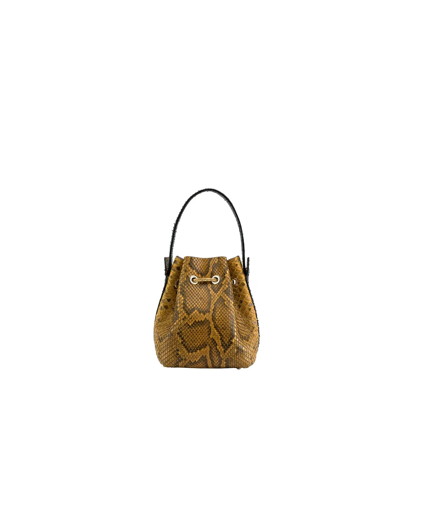 Yellow Python | 'Intambo' Drawstring Bag
