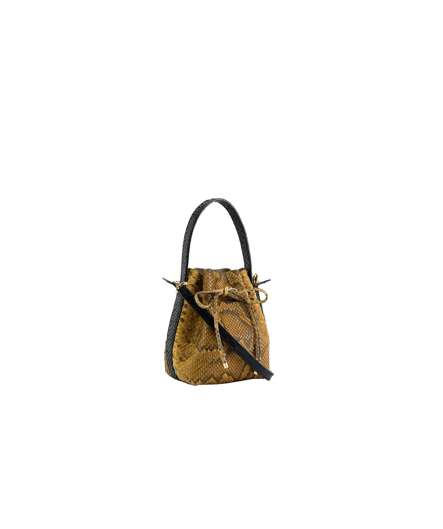 Yellow Python | 'Intambo' Drawstring Bag
