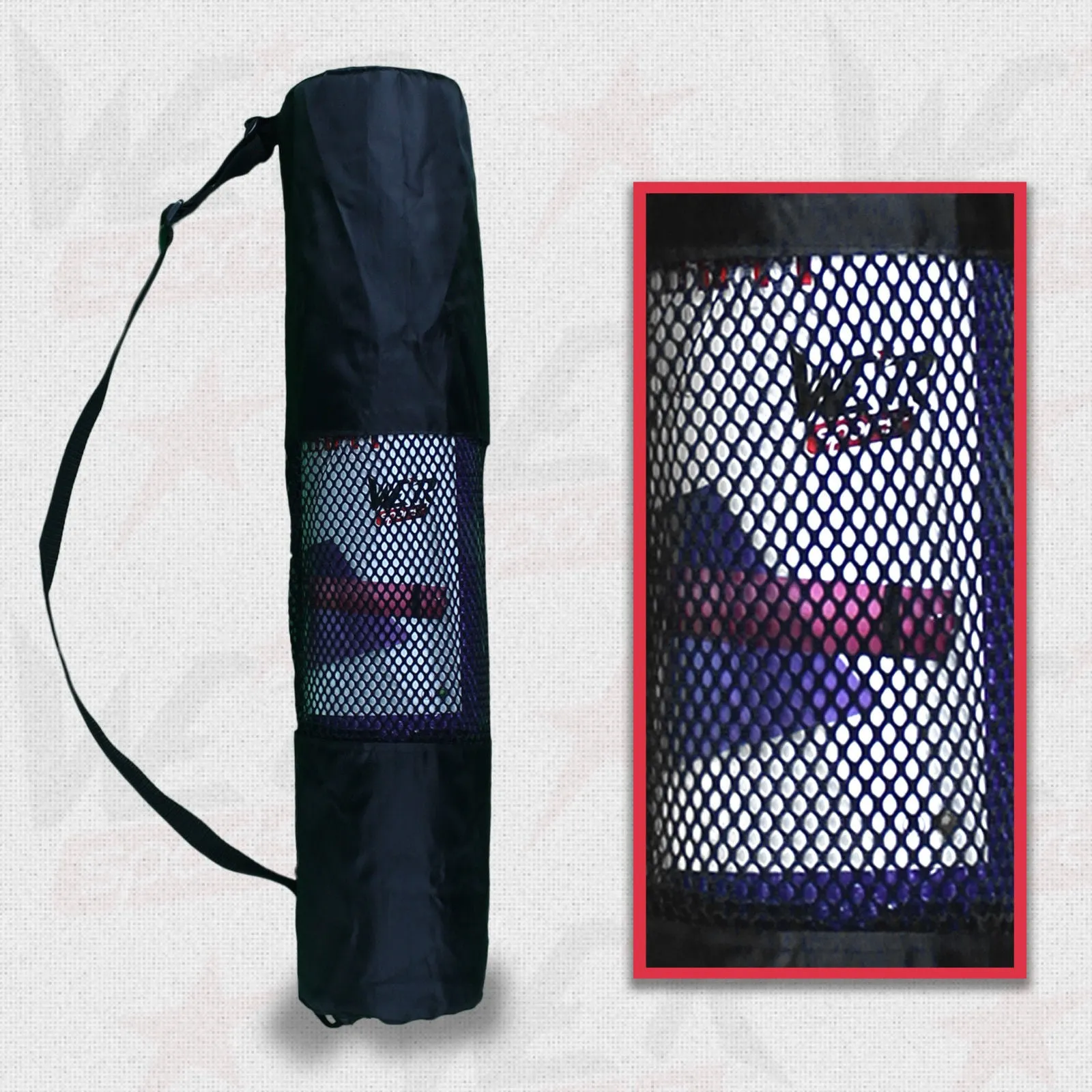 YogaFlex Mat Carrier Bag BLACK