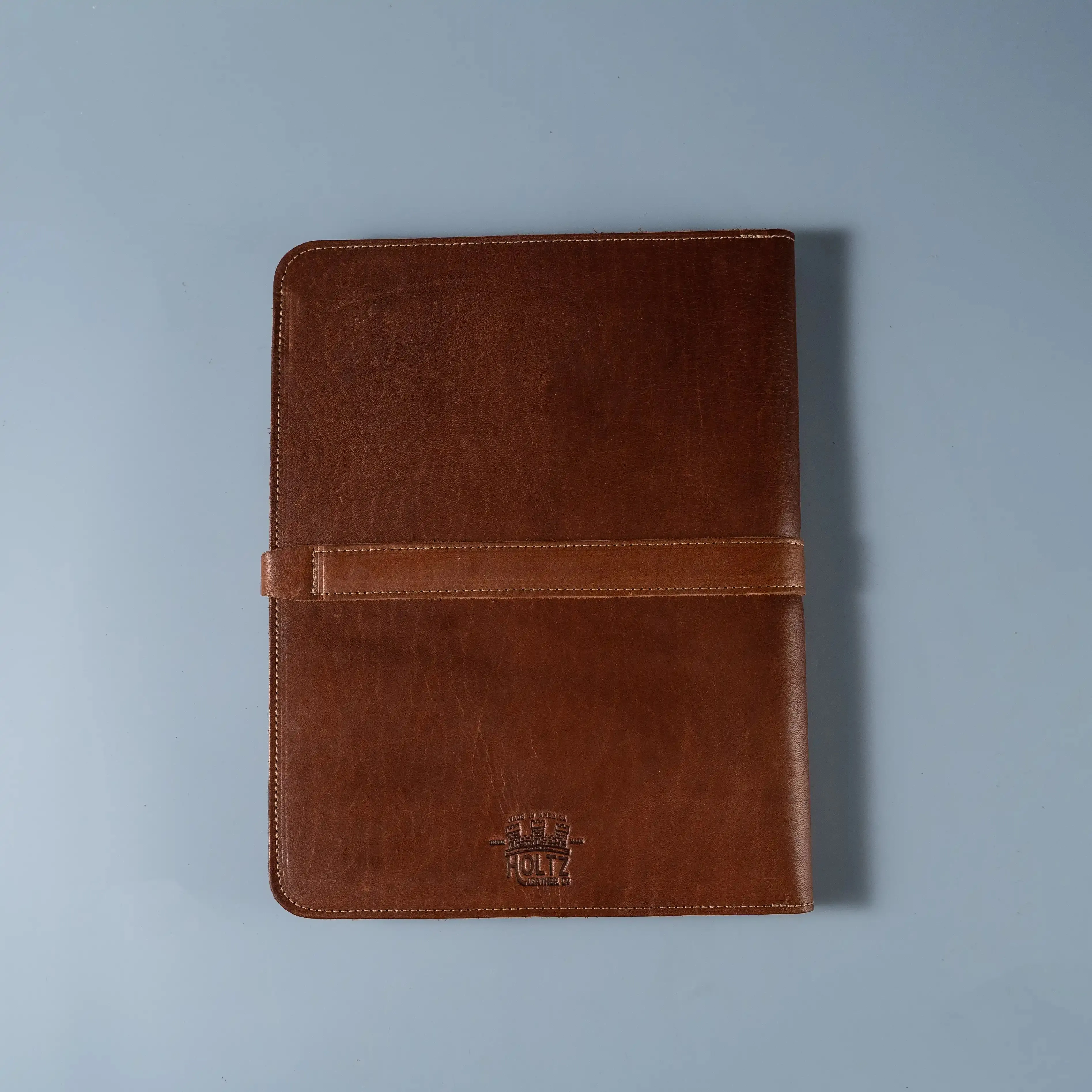 Your Logo   Our Leather - The Vanderbilt 2.0 Fine Leather Portfolio Padfolio - Custom Logo   Corporate Gifting